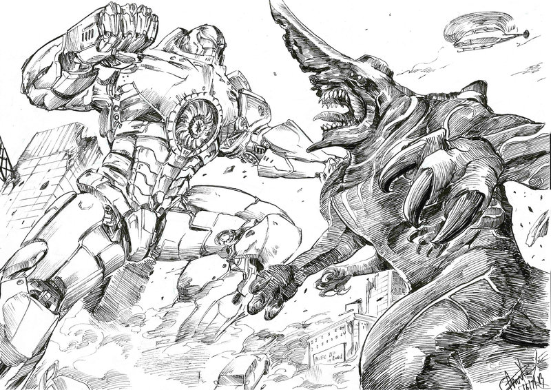 pacific rim gypsy danger coloring pages - photo #23